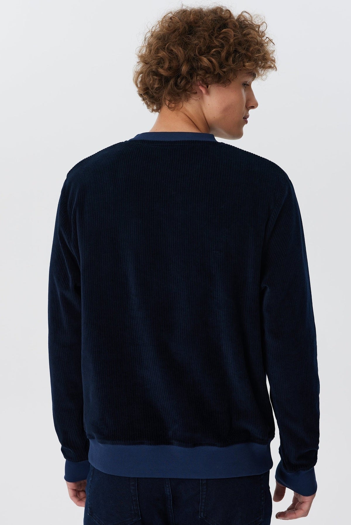 Herren Bio-Baumwoll Cord-Sweatshirt - Evermind.eco