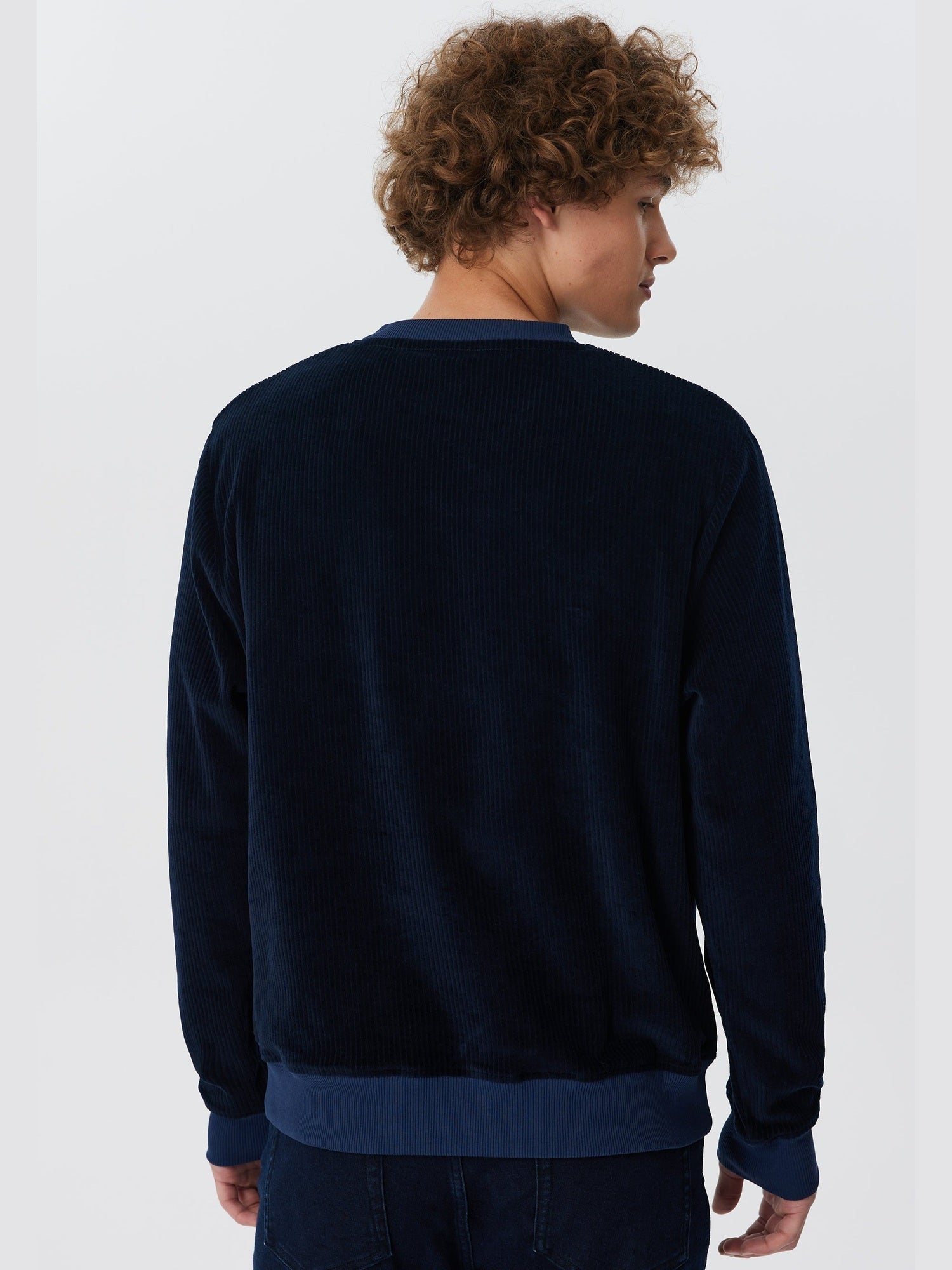 Herren Bio-Baumwoll Cord-Sweatshirt - Evermind.eco