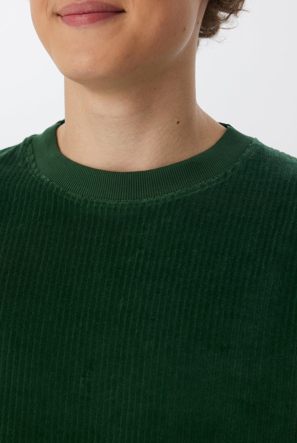 Herren Bio-Baumwoll Cord-Sweatshirt - Evermind.eco
