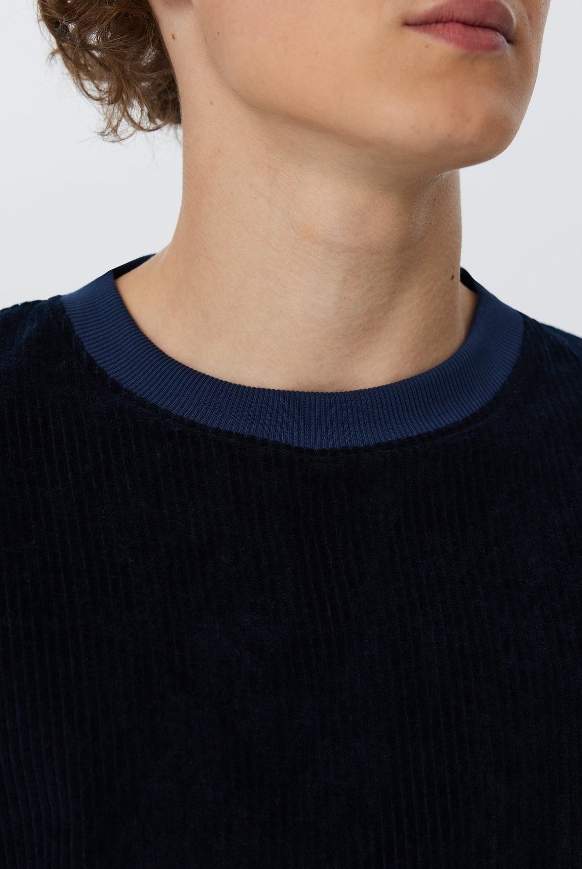 Herren Bio-Baumwoll Cord-Sweatshirt - Evermind.eco
