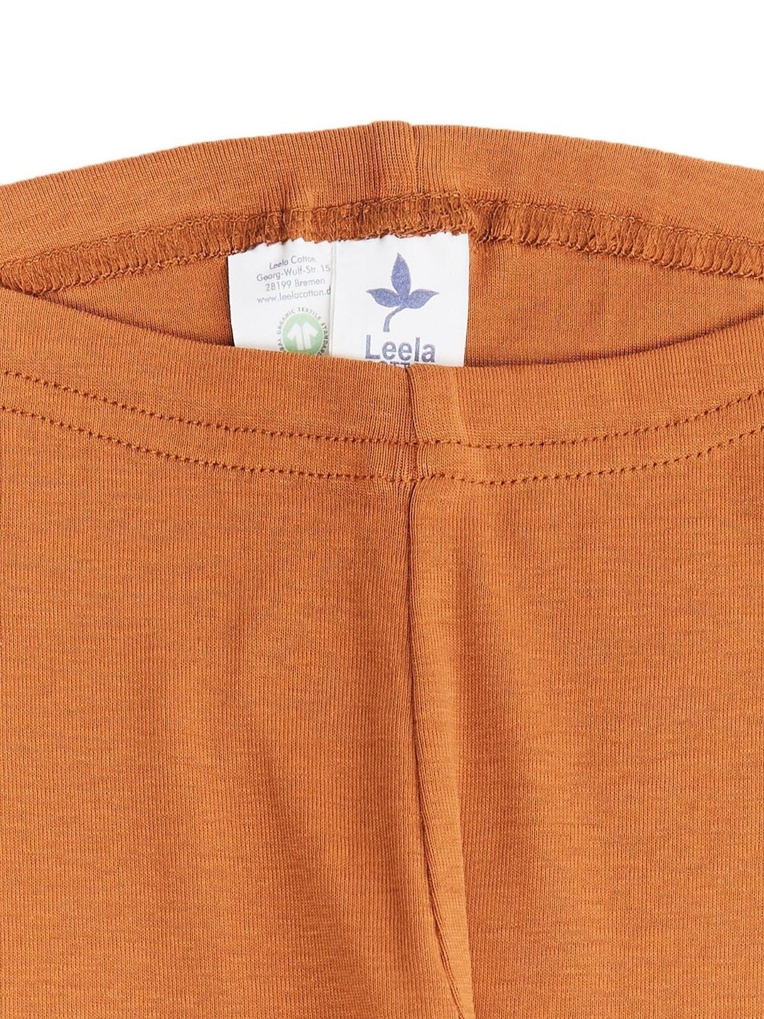 Kinder Bio-Baumwoll Leggings aus Rippjersey - Evermind.eco