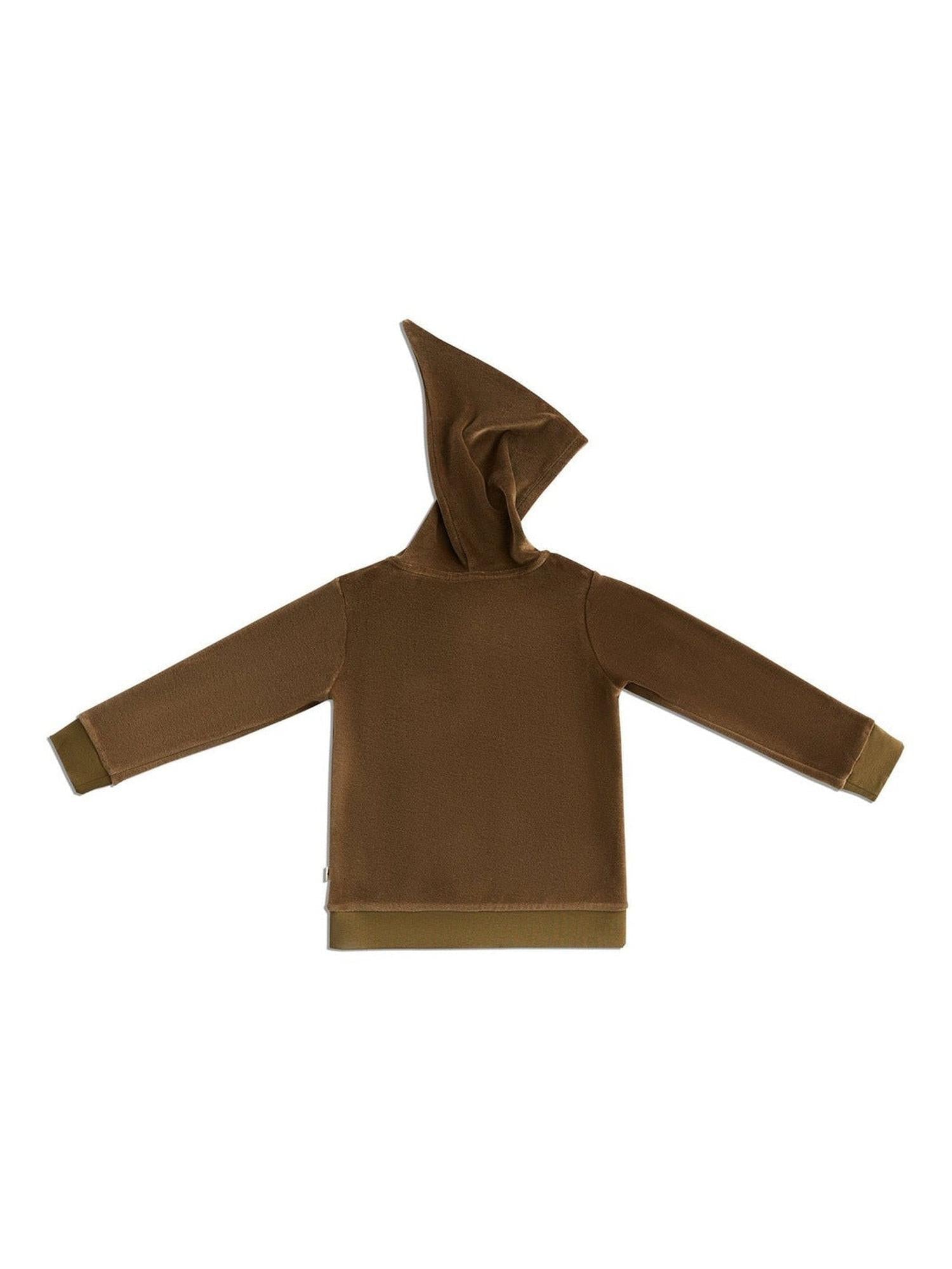 Kinder Bio-Baumwoll Nicki-Kapuzenjacke - Evermind.eco