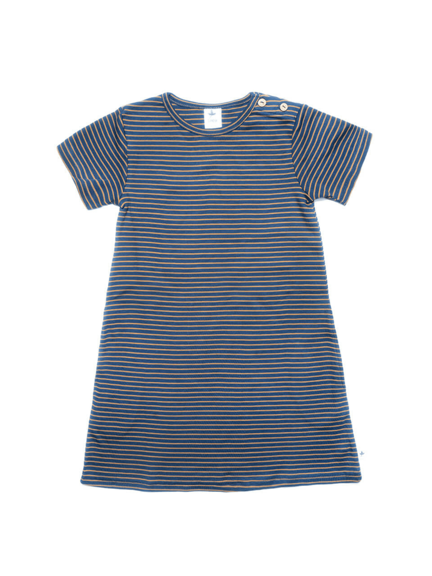 Kinder Bio-Baumwoll Rippjersey-Kleid - Evermind.eco