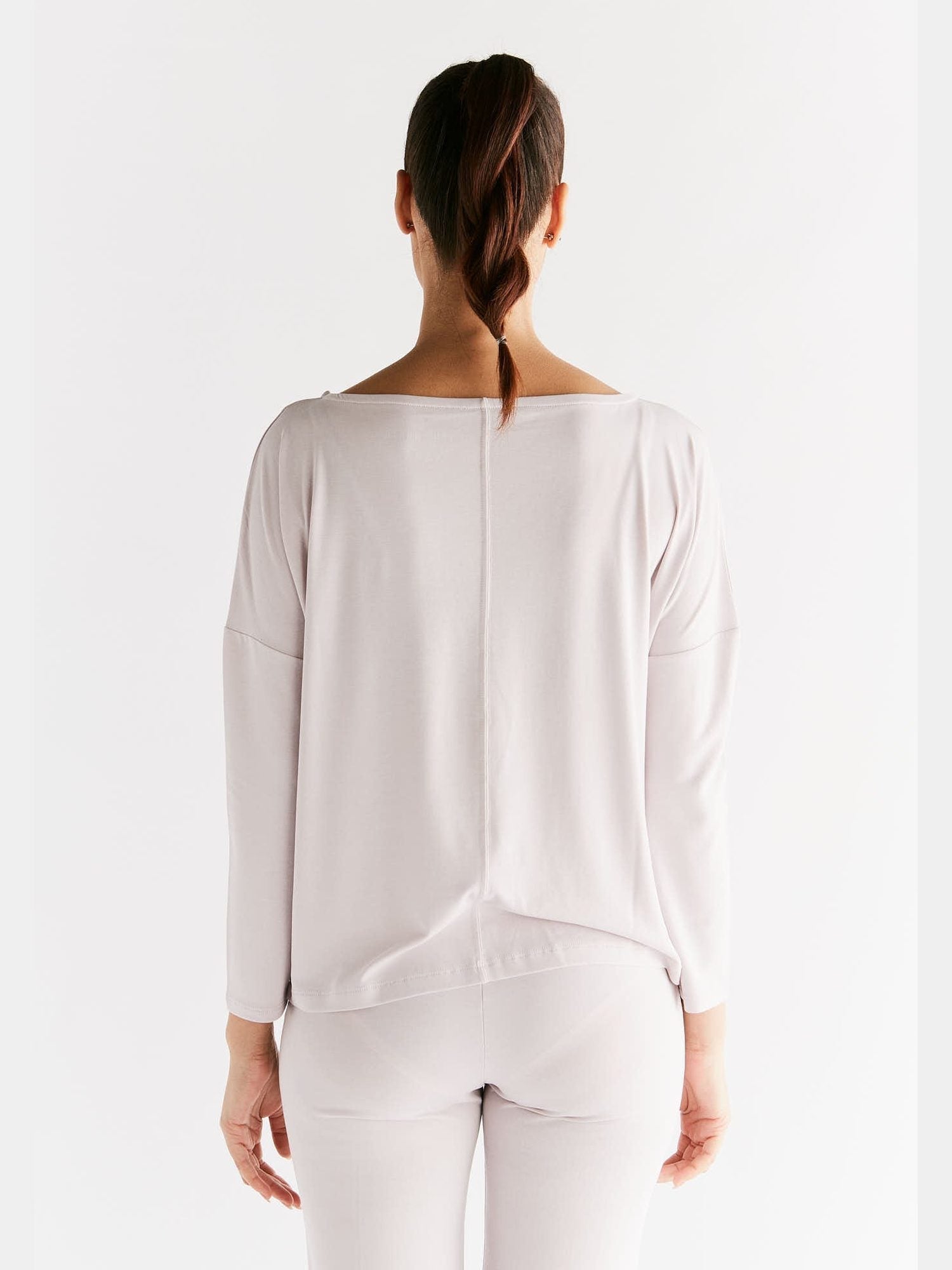 TENCEL™ Active Damen Yoga Langarmshirt - Evermind.eco