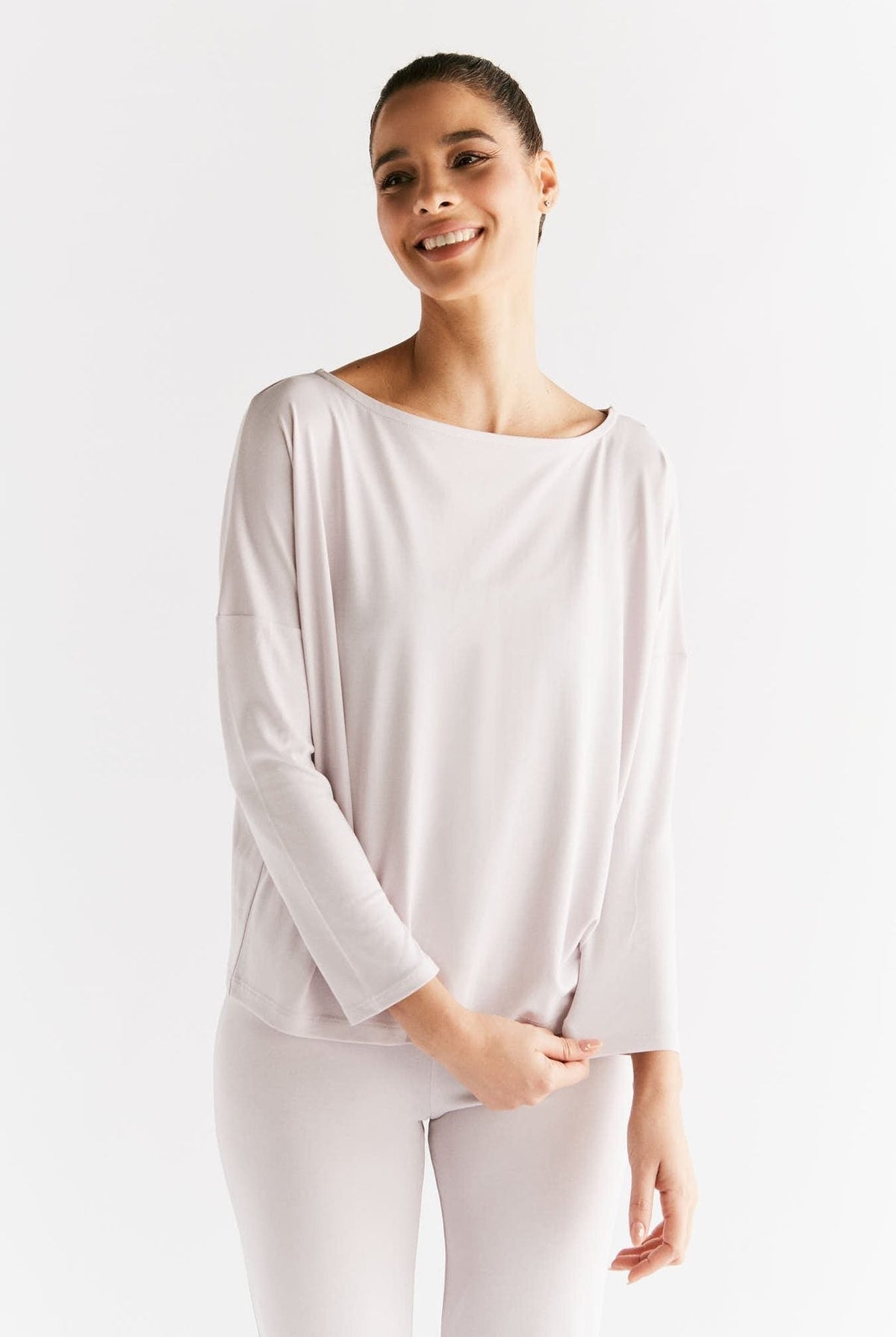 TENCEL™ Active Damen Yoga Langarmshirt - Evermind.eco