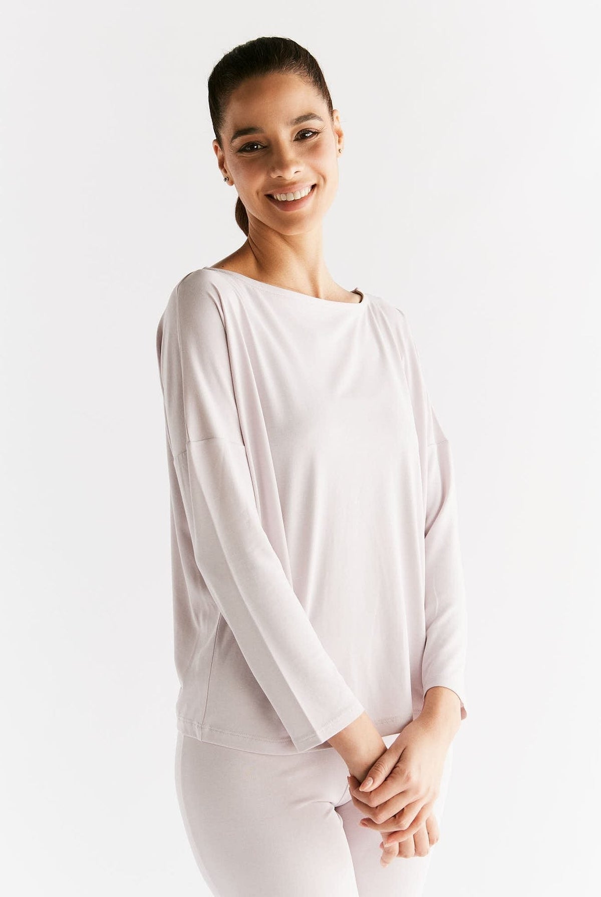 TENCEL™ Active Damen Yoga Langarmshirt - Evermind.eco