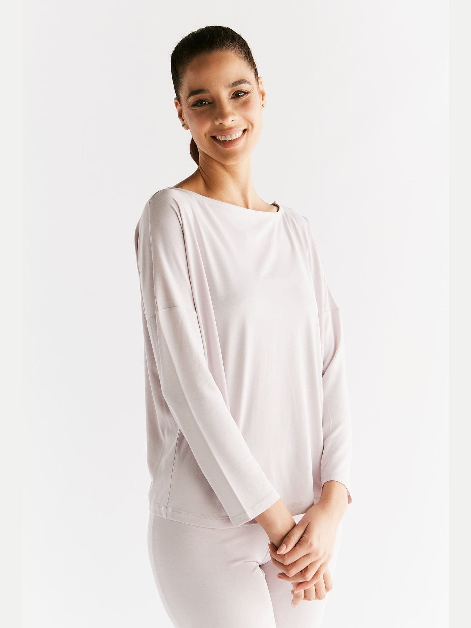 TENCEL™ Active Damen Yoga Langarmshirt - Evermind.eco