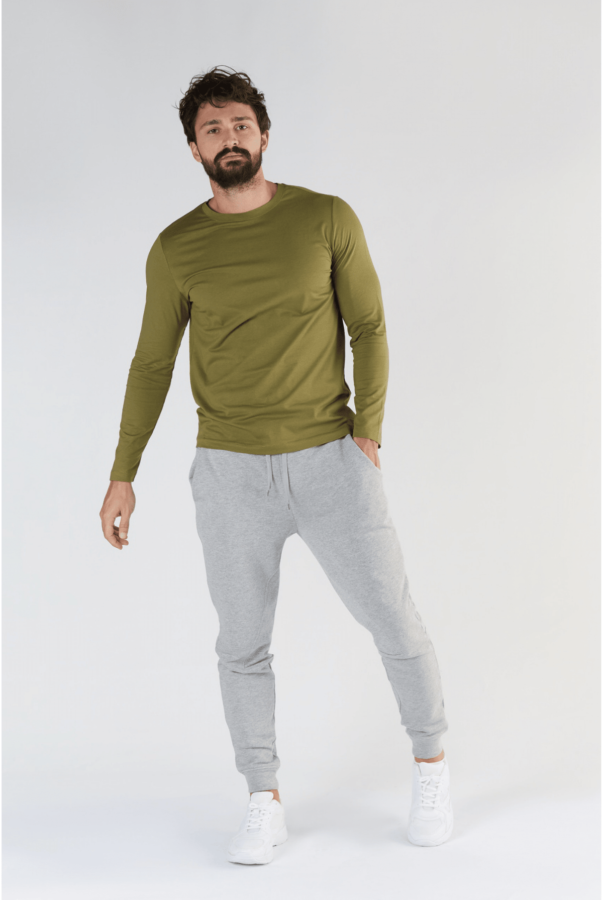 TENCEL™ Active Herren Langarmshirt - Evermind.eco