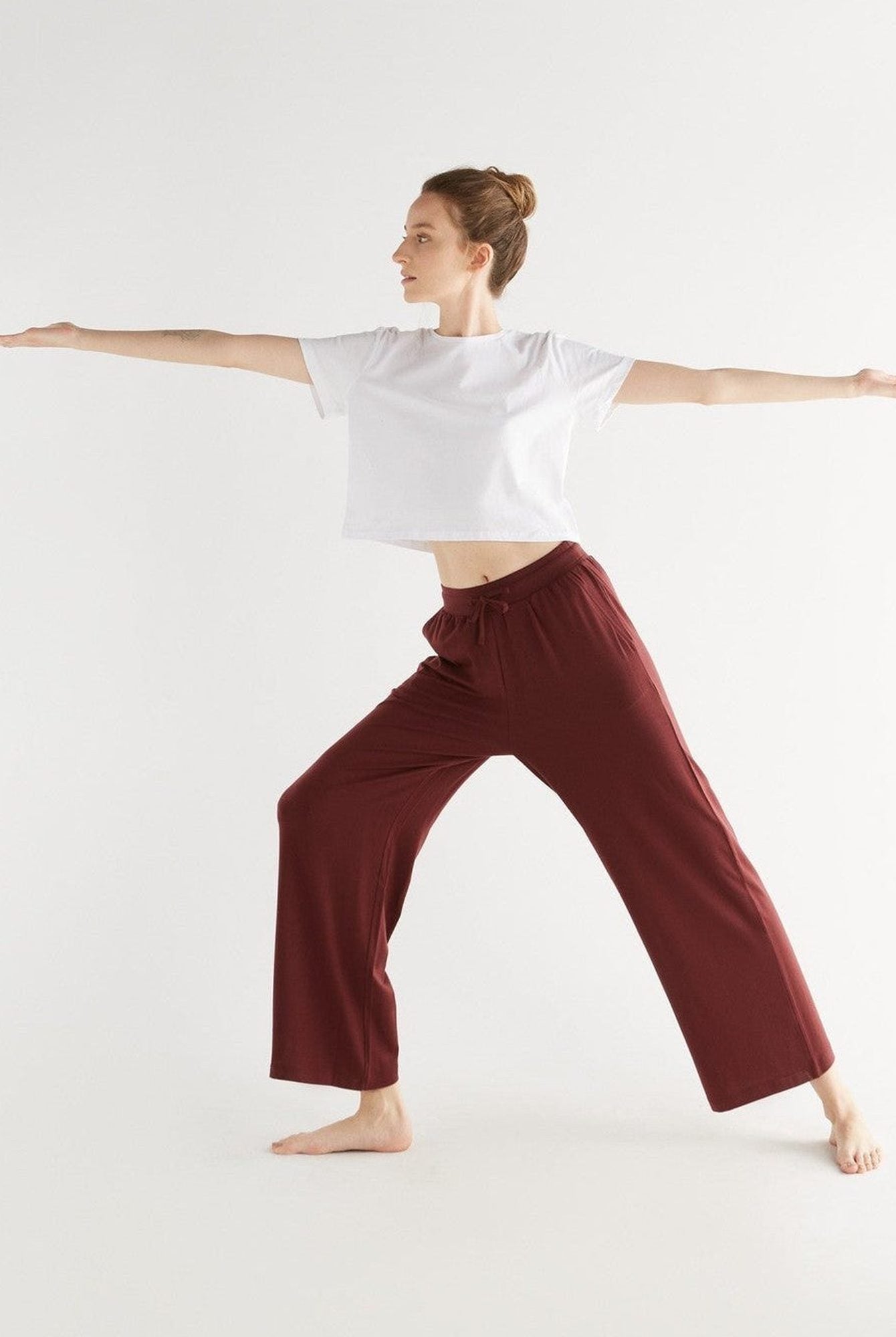 TENCEL™ Damen Wide Leg Hose - Evermind.eco
