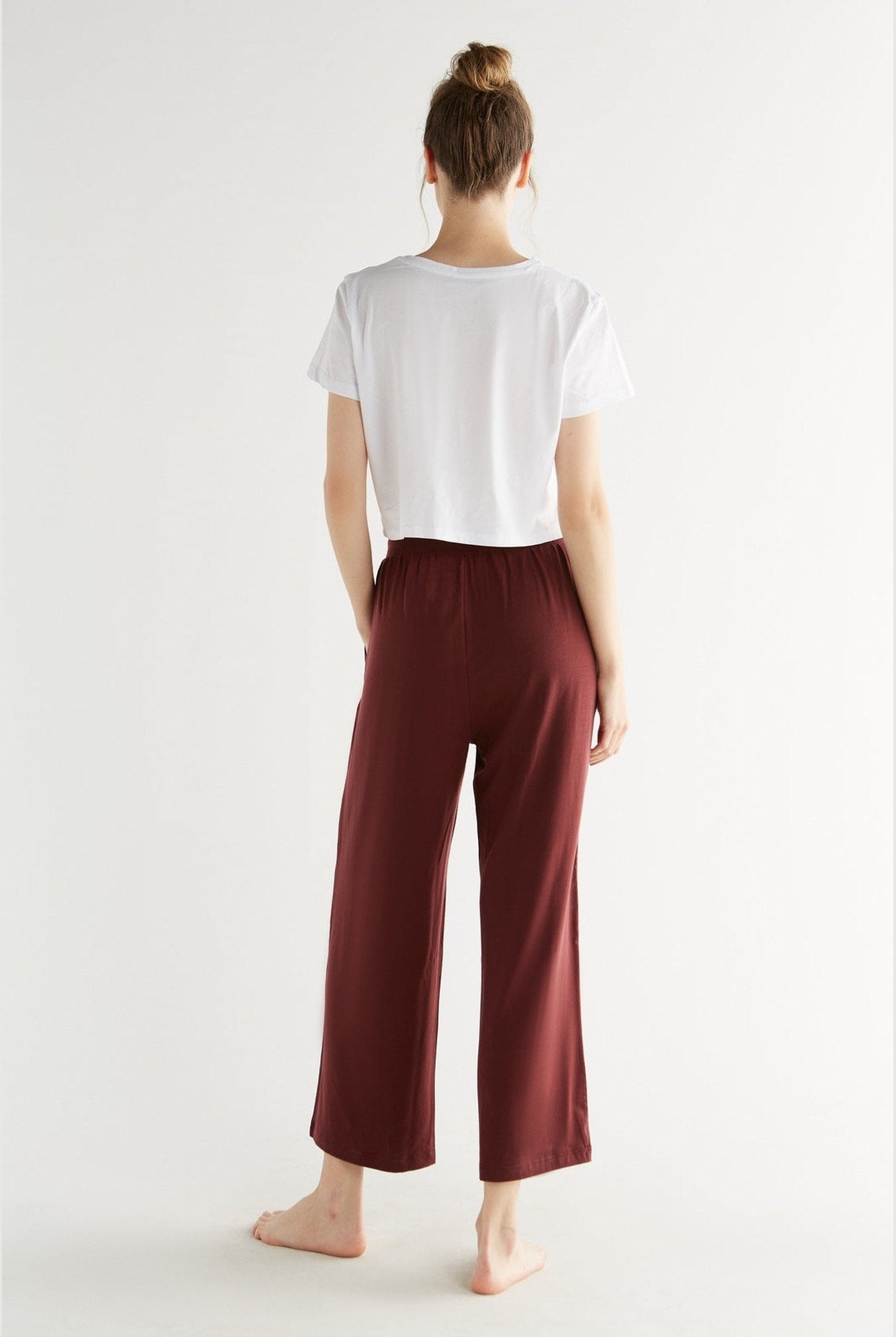 TENCEL™ Damen Wide Leg Hose - Evermind.eco