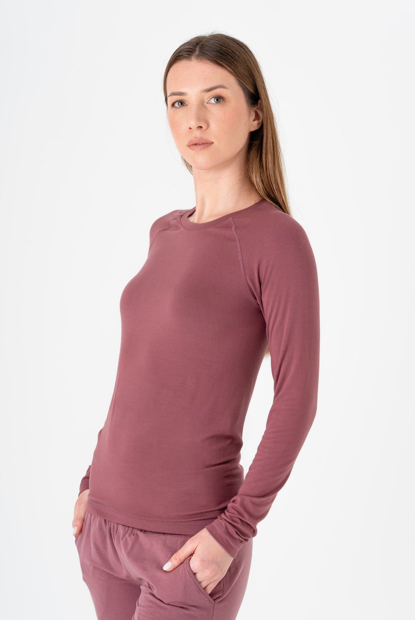 TENCEL™ MicroModal Damen Langarmshirt - Evermind.eco