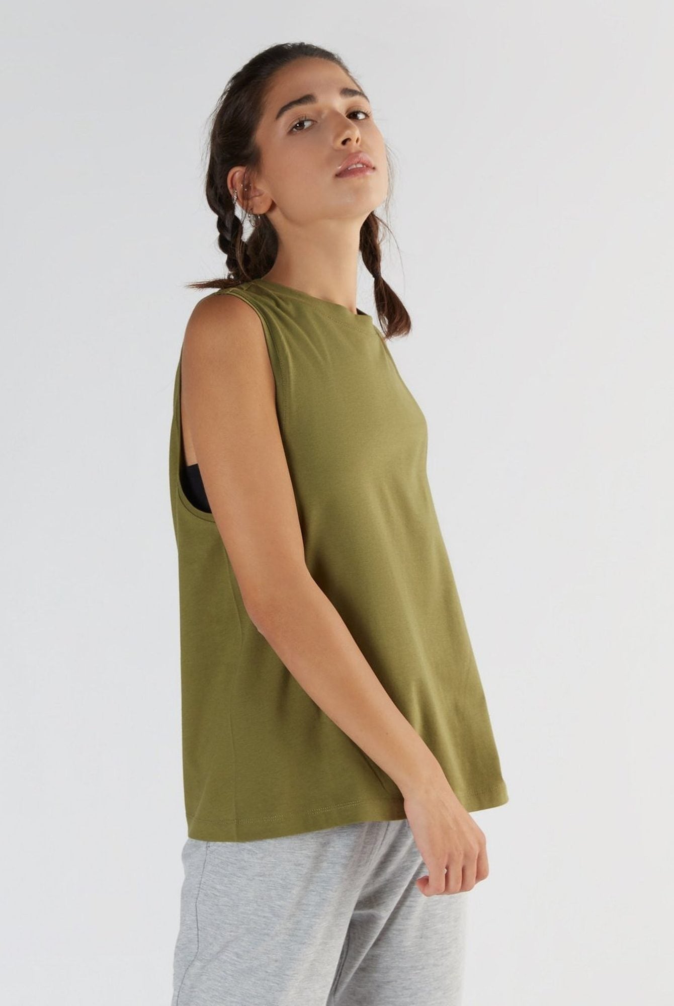 TENCEL™ Modal Damen Top hochgeschlossen - Evermind.eco