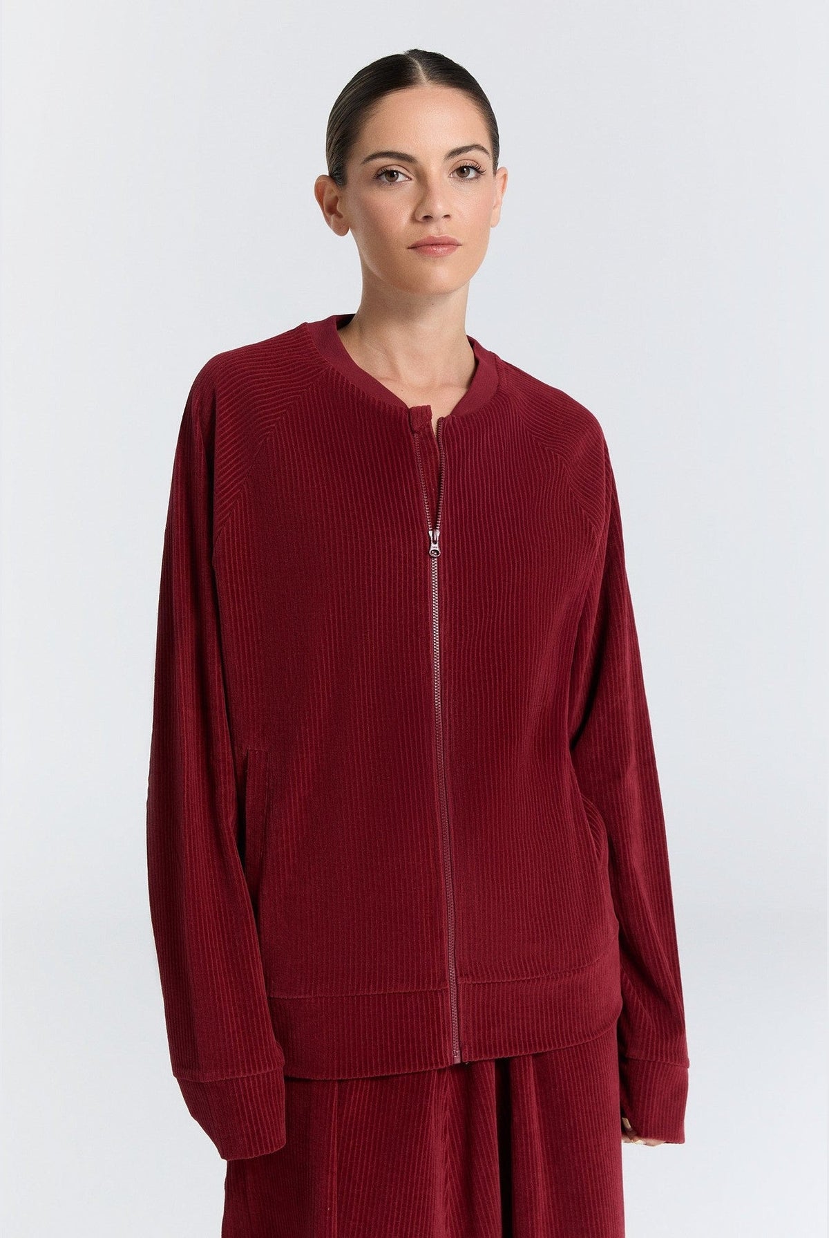 Unisex Bio-Baumwoll Cordjacke - Evermind.eco