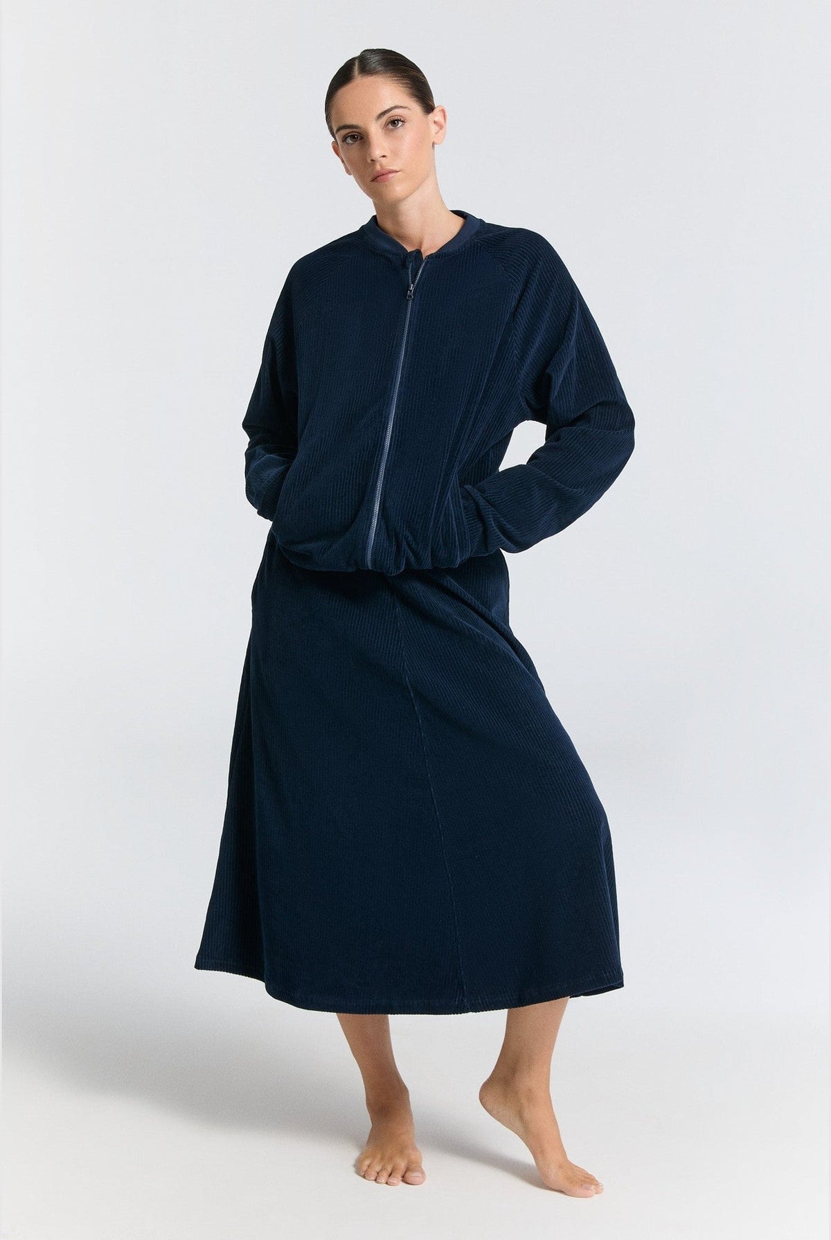 Unisex Bio-Baumwoll Cordjacke - Evermind.eco