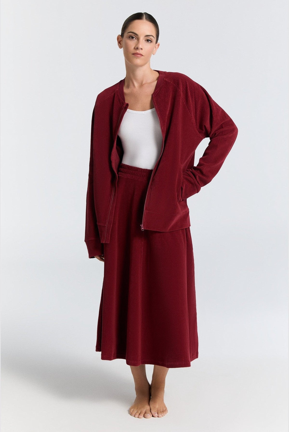 Unisex Bio-Baumwoll Cordjacke - Evermind.eco