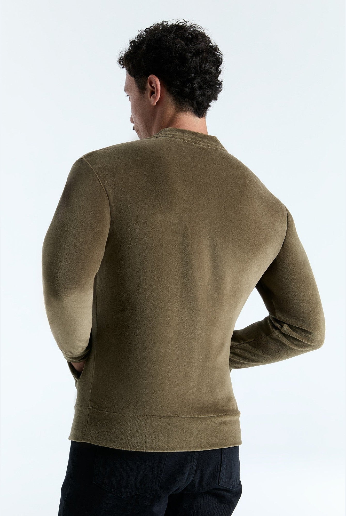 Unisex Bio-Baumwoll Veloursjacke - Evermind.eco