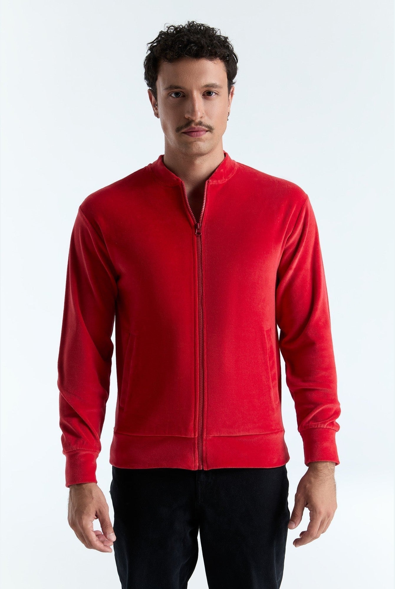 Unisex Bio-Baumwoll Veloursjacke - Evermind.eco