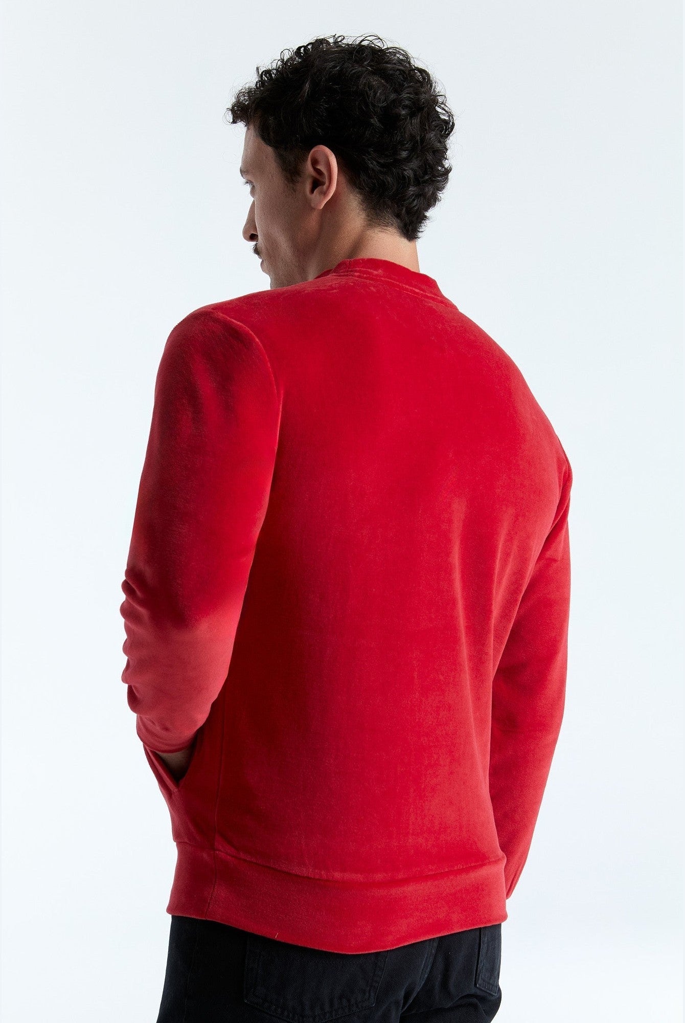 Unisex Bio-Baumwoll Veloursjacke - Evermind.eco
