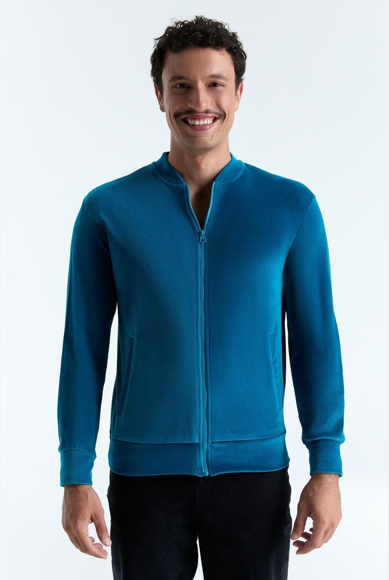 Unisex Bio-Baumwoll Veloursjacke - Evermind.eco