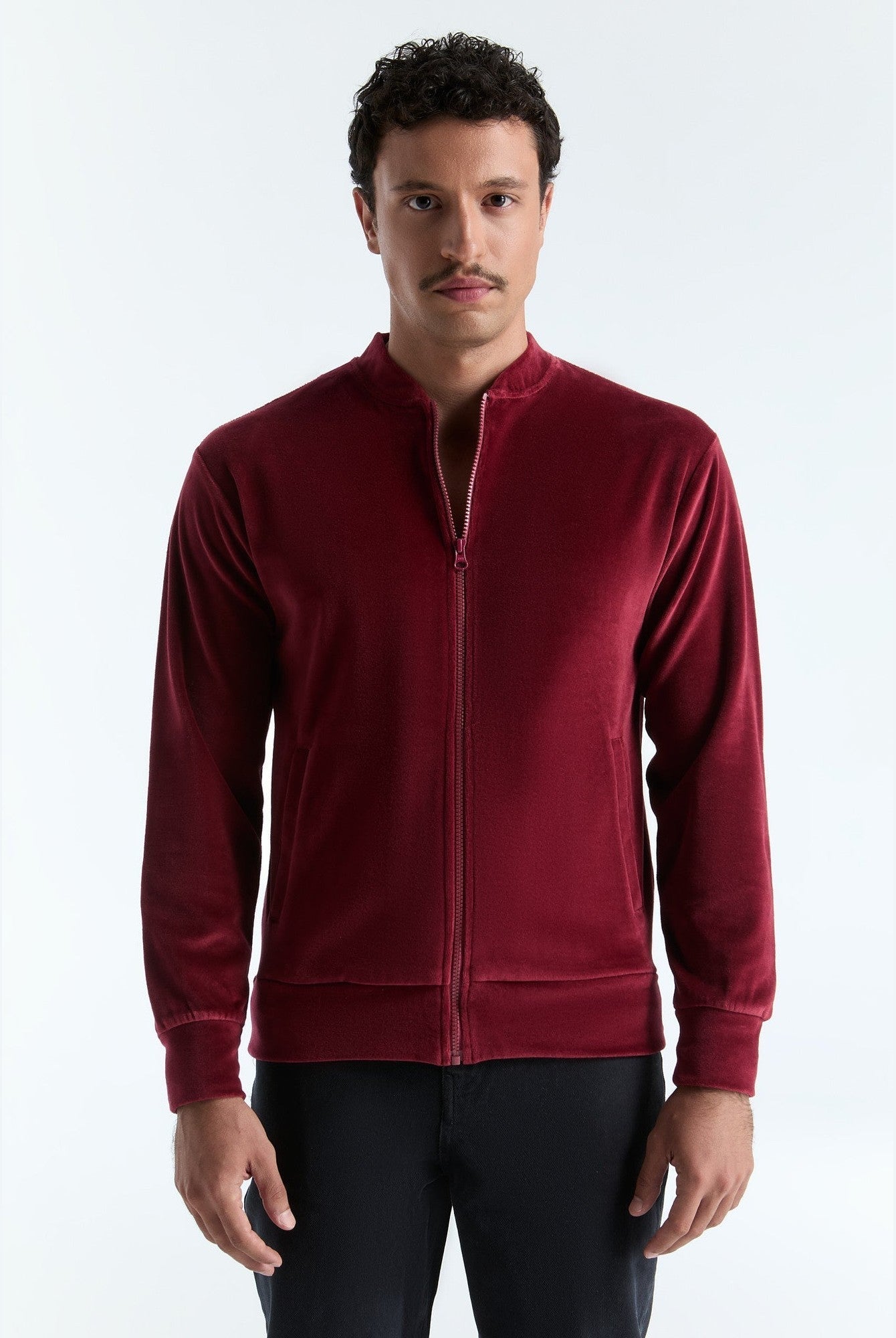 Unisex Bio-Baumwoll Veloursjacke - Evermind.eco