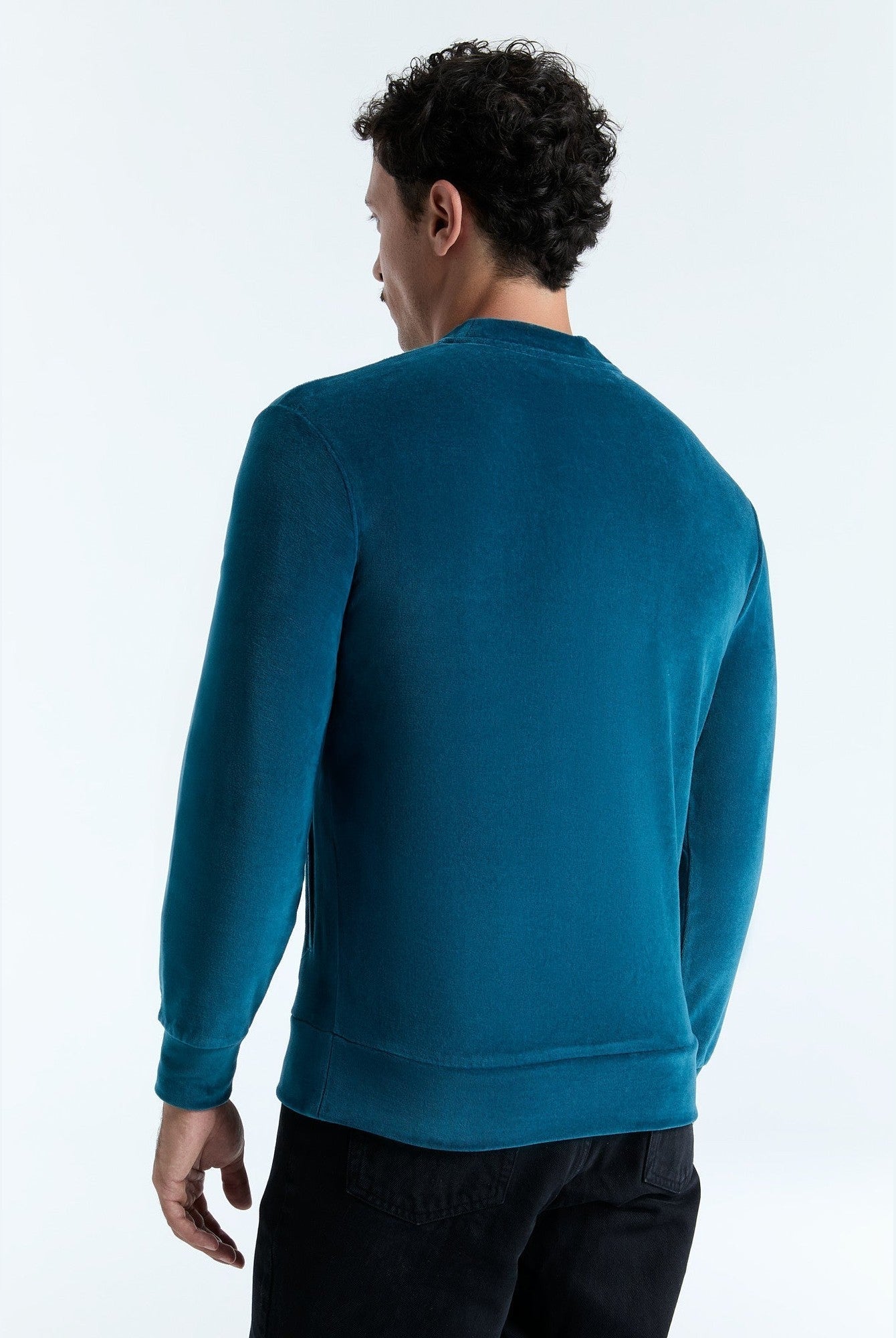Unisex Bio-Baumwoll Veloursjacke - Evermind.eco