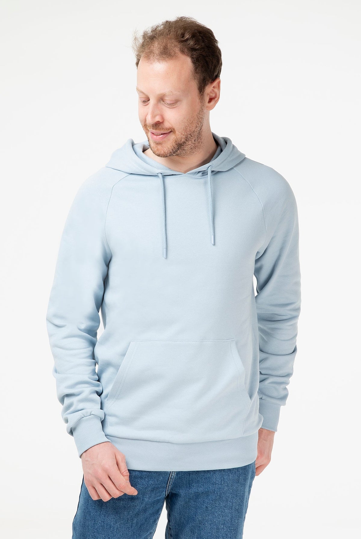 Unisex Raglan Hoodie aus Bio-Baumwolle - Evermind.eco