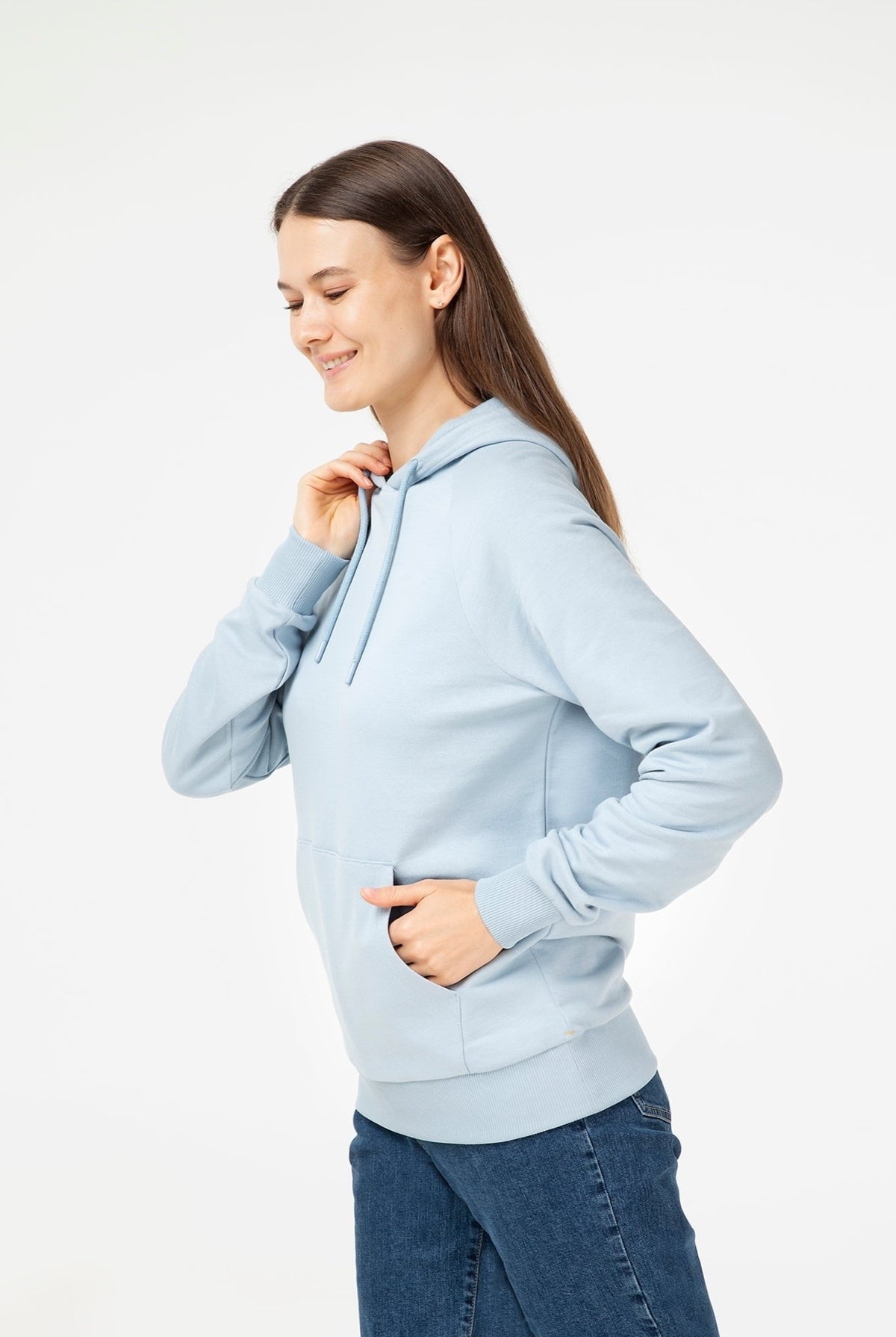 Unisex Raglan Hoodie aus Bio-Baumwolle - Evermind.eco