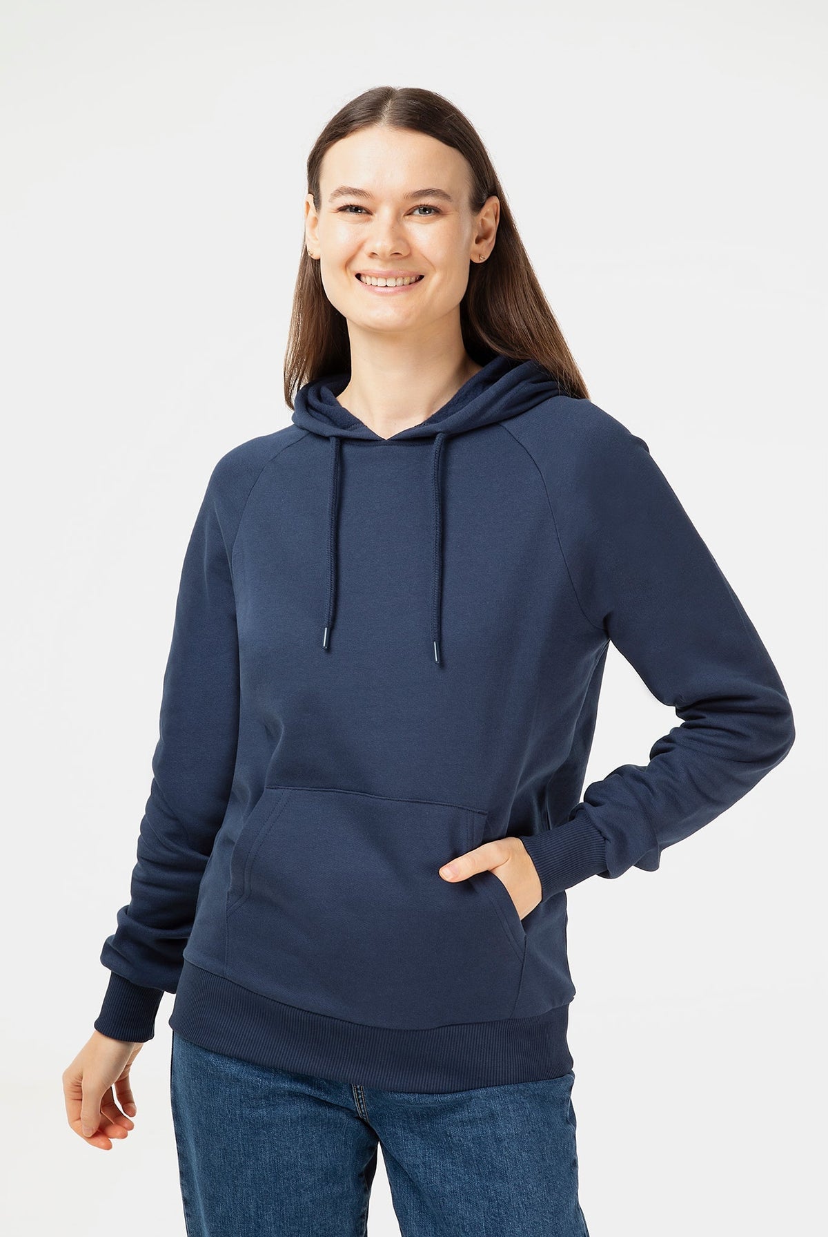 Unisex Raglan Hoodie aus Bio-Baumwolle - Evermind.eco