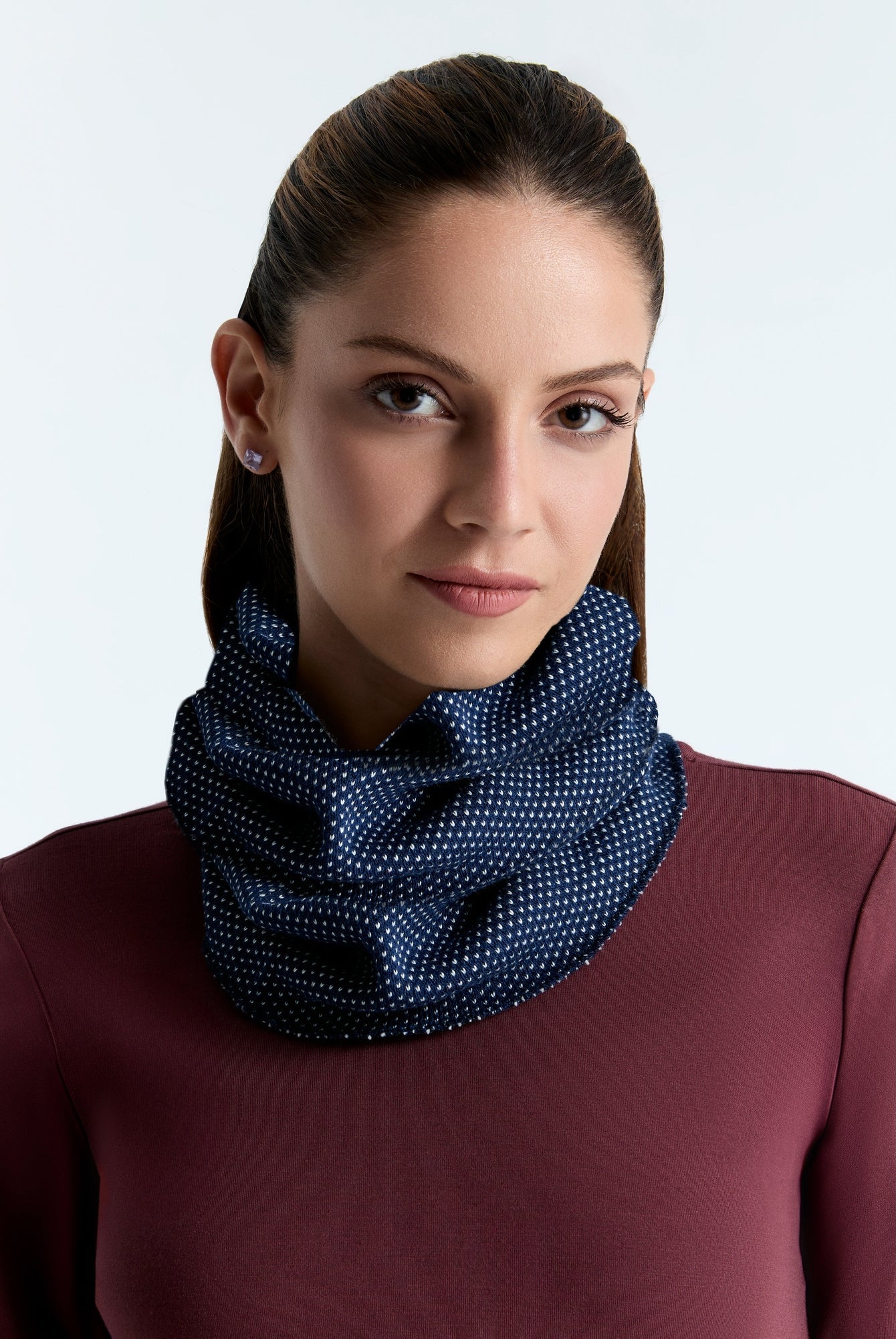 Unisex Schlauchschal mit Wabenstruktur - Evermind.eco