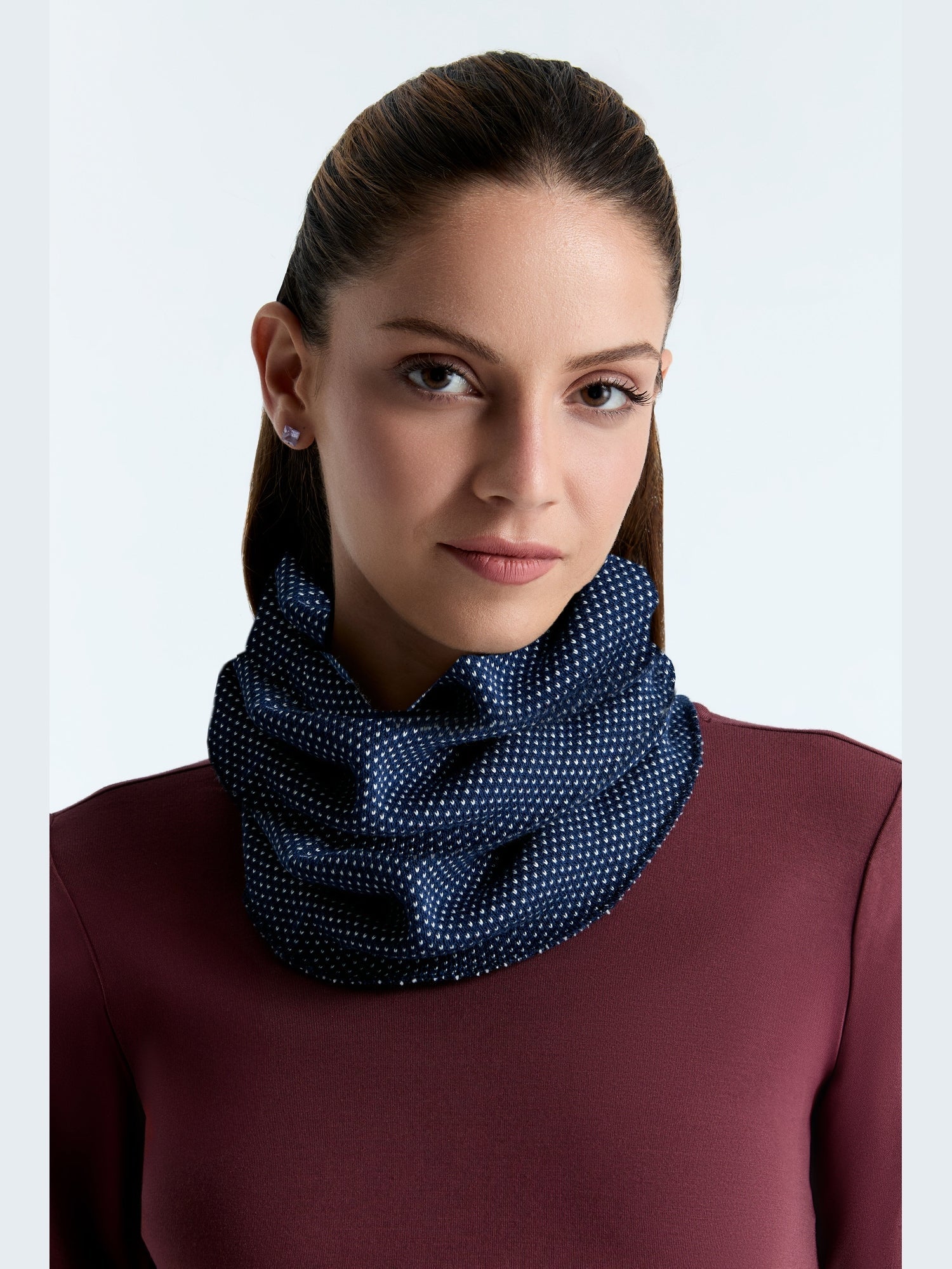 Unisex Schlauchschal mit Wabenstruktur - Evermind.eco
