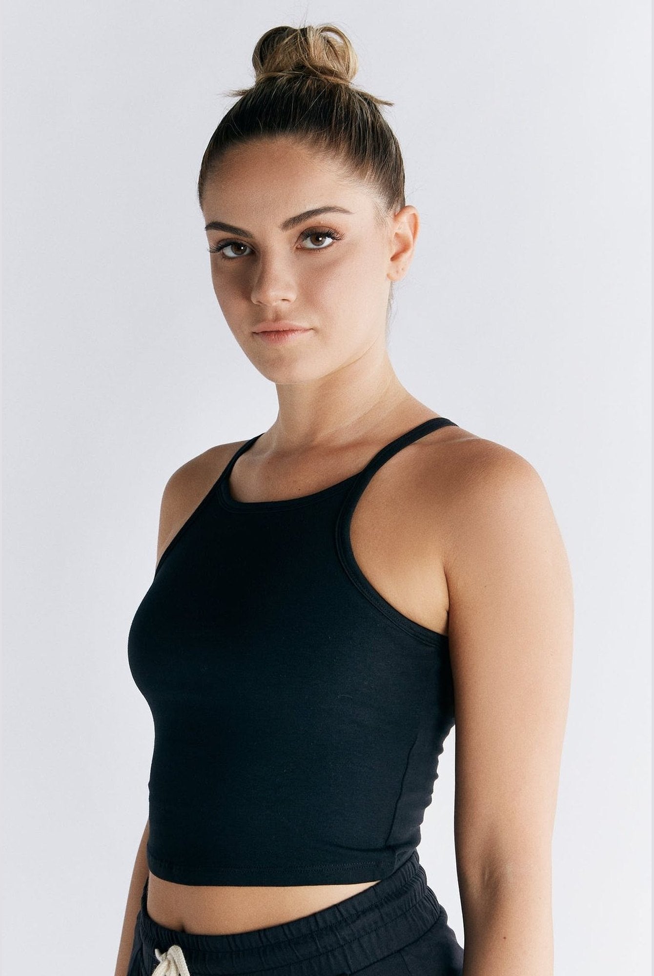Bio-Baumwoll Top mit Bustier - Evermind.eco