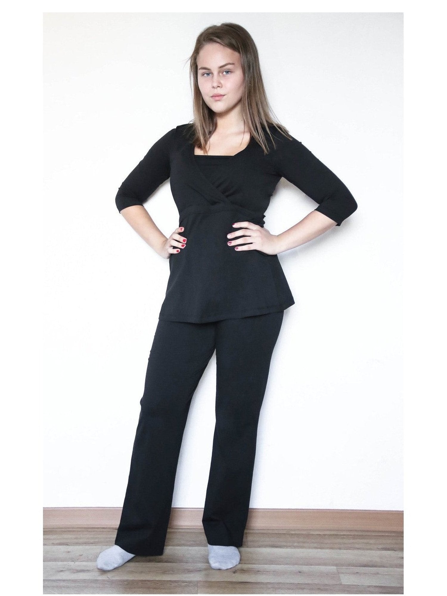 Damen Bio-Baumwoll Umstands- & Stilltunika - Evermind.eco