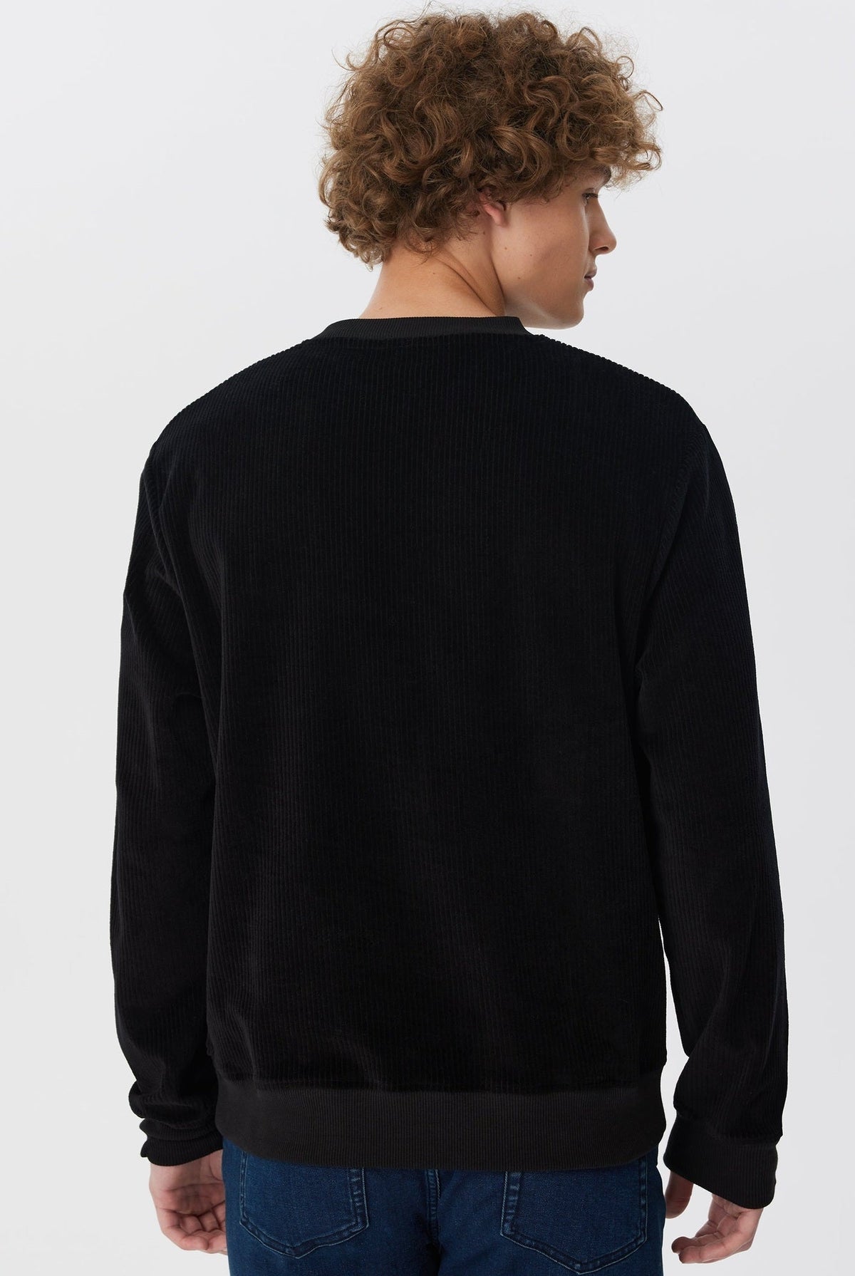 Herren Bio-Baumwoll Cord-Sweatshirt - Evermind.eco