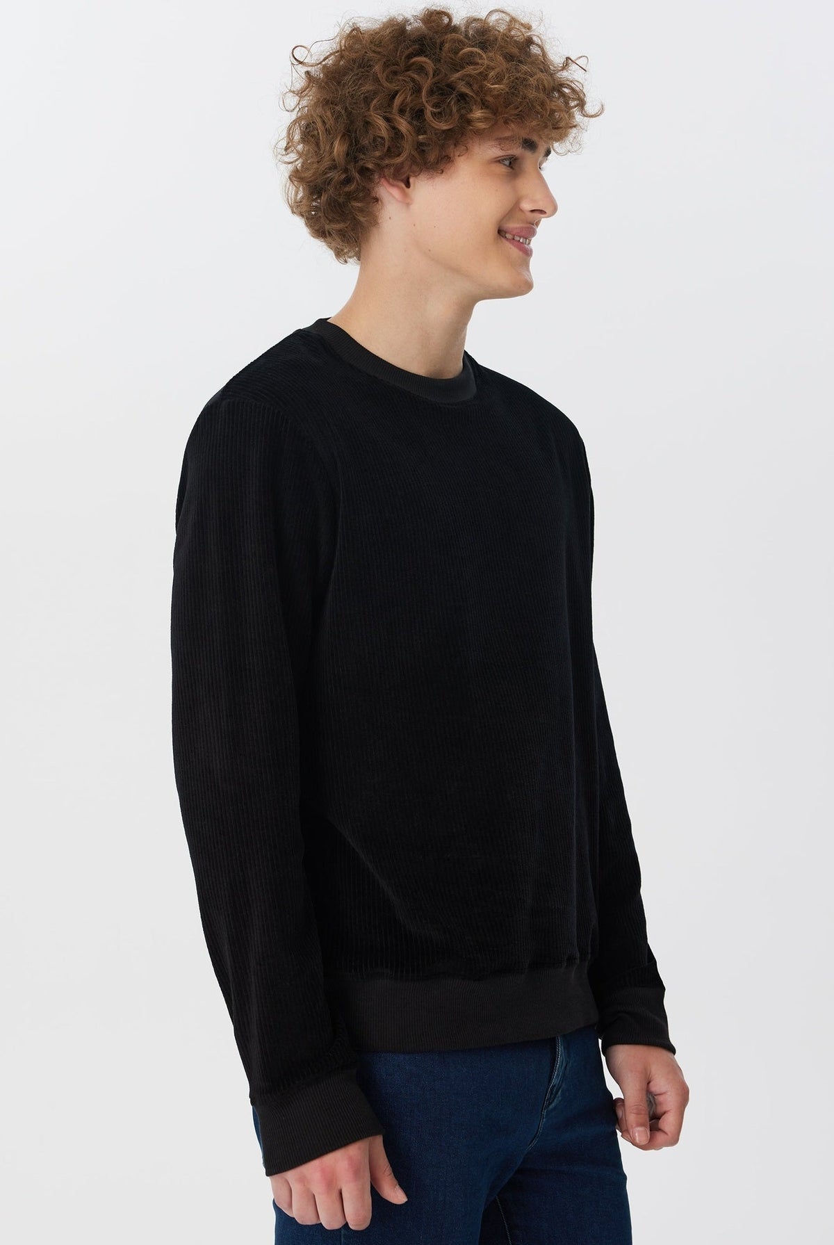 Herren Bio-Baumwoll Cord-Sweatshirt - Evermind.eco