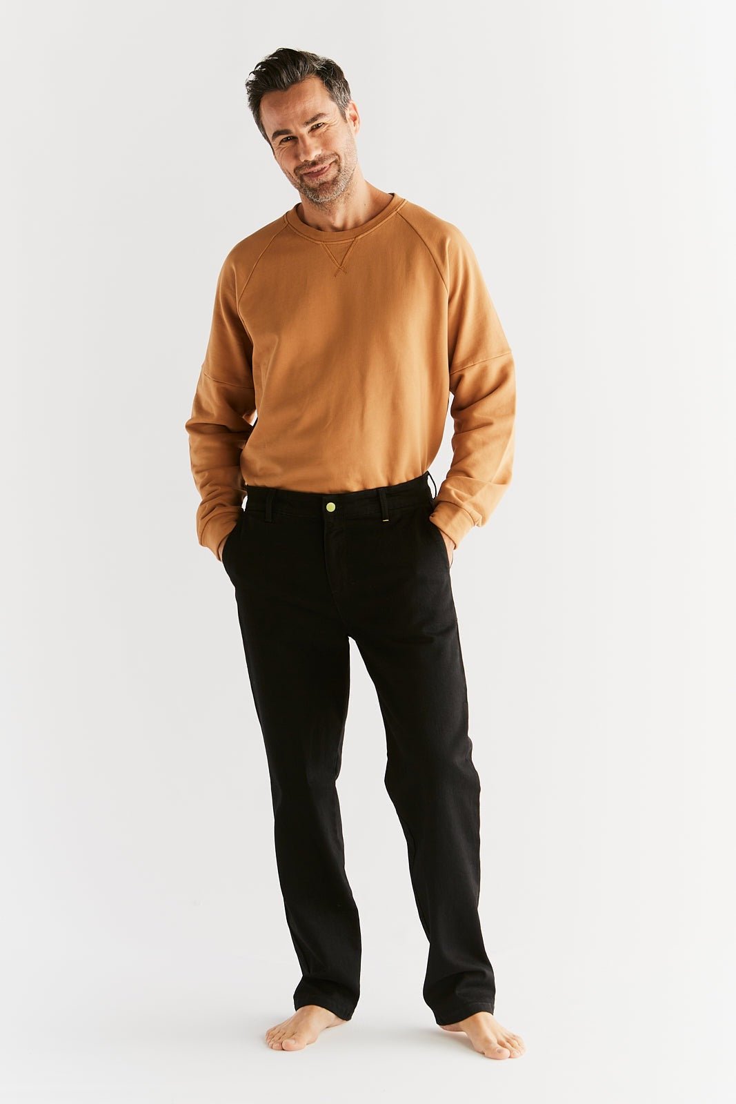 Herren Stretch Chino aus Bio-Baumwolle - Evermind.eco