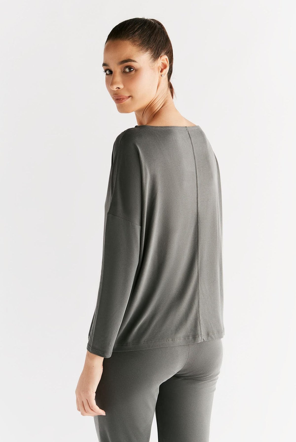TENCEL™ Active Damen Yoga Langarmshirt - Evermind.eco