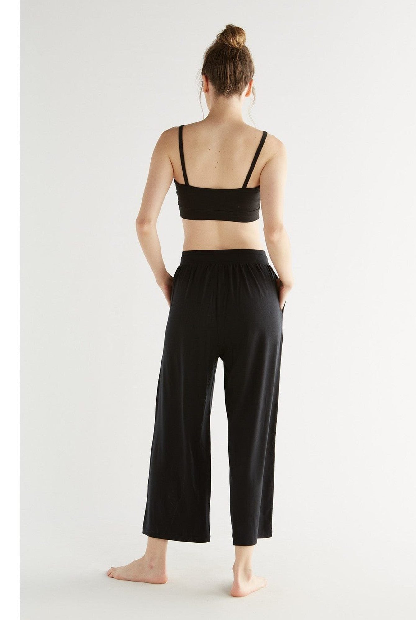 TENCEL™ Damen Wide Leg Hose - Evermind.eco