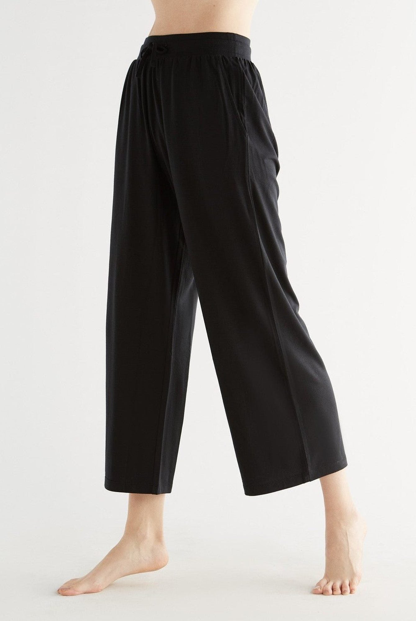 TENCEL™ Damen Wide Leg Hose - Evermind.eco