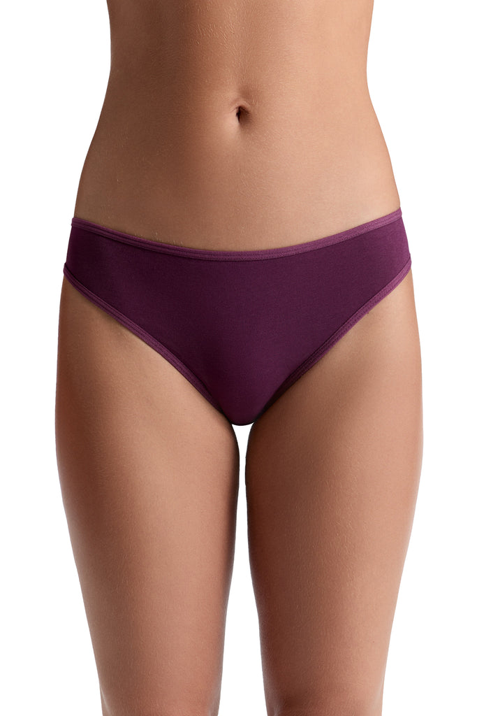 1151-028 | Damen Slip Klassisch - Aubergine