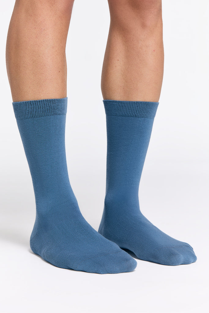 1304 | Unisex Socks - Denim Blue