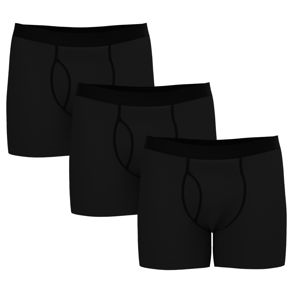 S209A | MEN'S BOXER SHORTS-3 PACK - Black