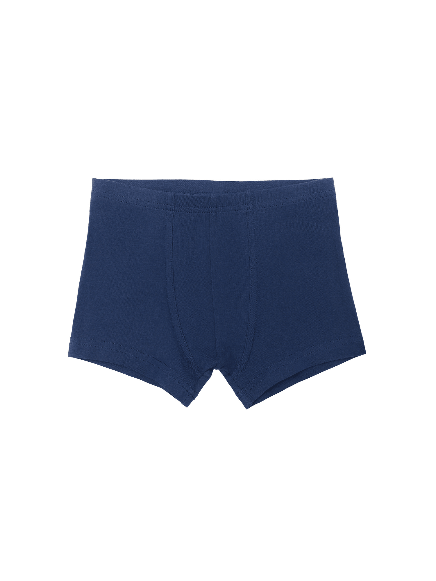 4er-Set Jungen-Retroshorts – Admiralblau, Bordeaux, Denimblau - Evermind.eco