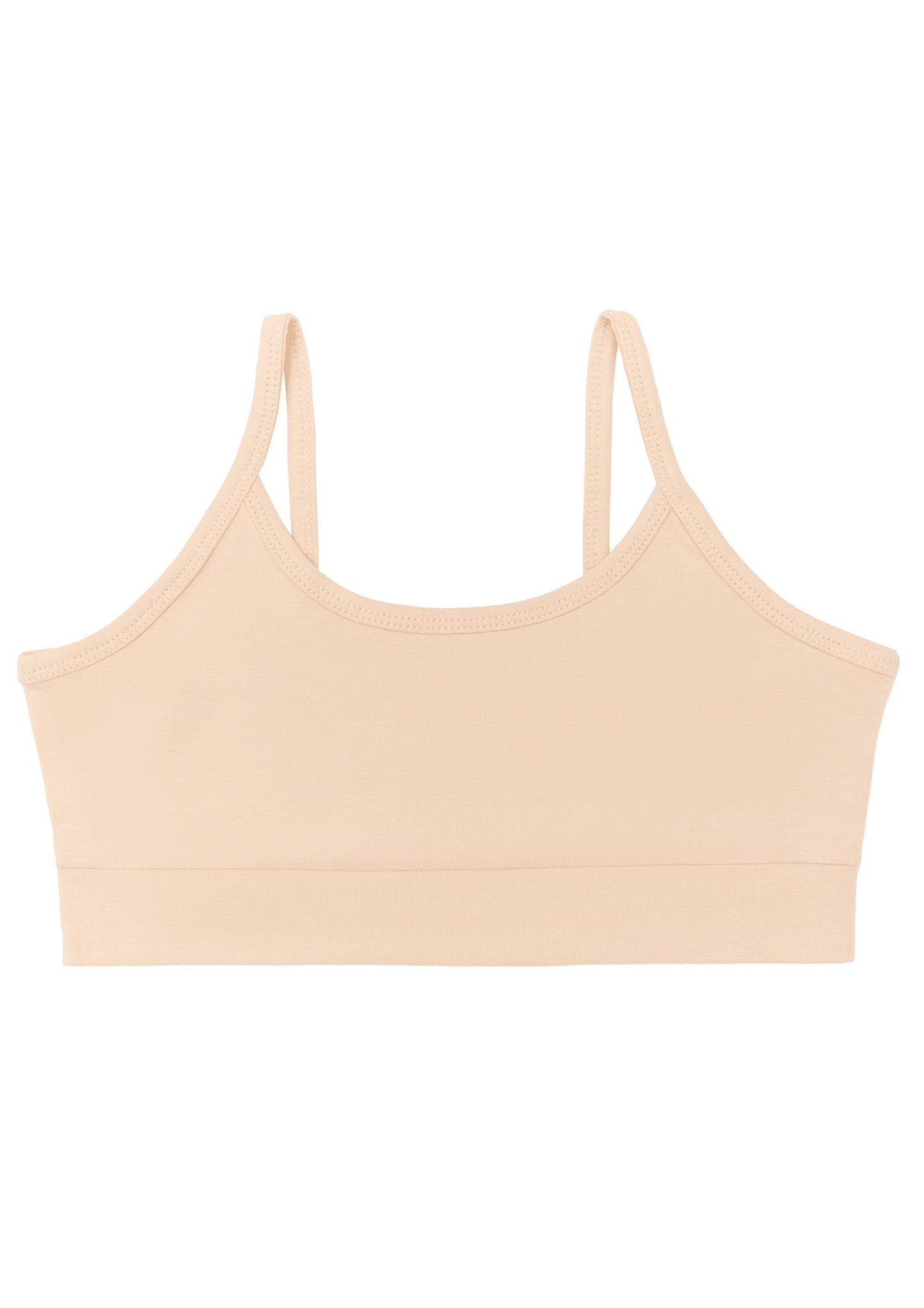 4er-Set Mädchen-Bustiers – Beige, Dorée, Eisberggrün - Evermind.eco