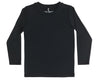 T5010-01 | Kinder Langarmshirt - Schwarz