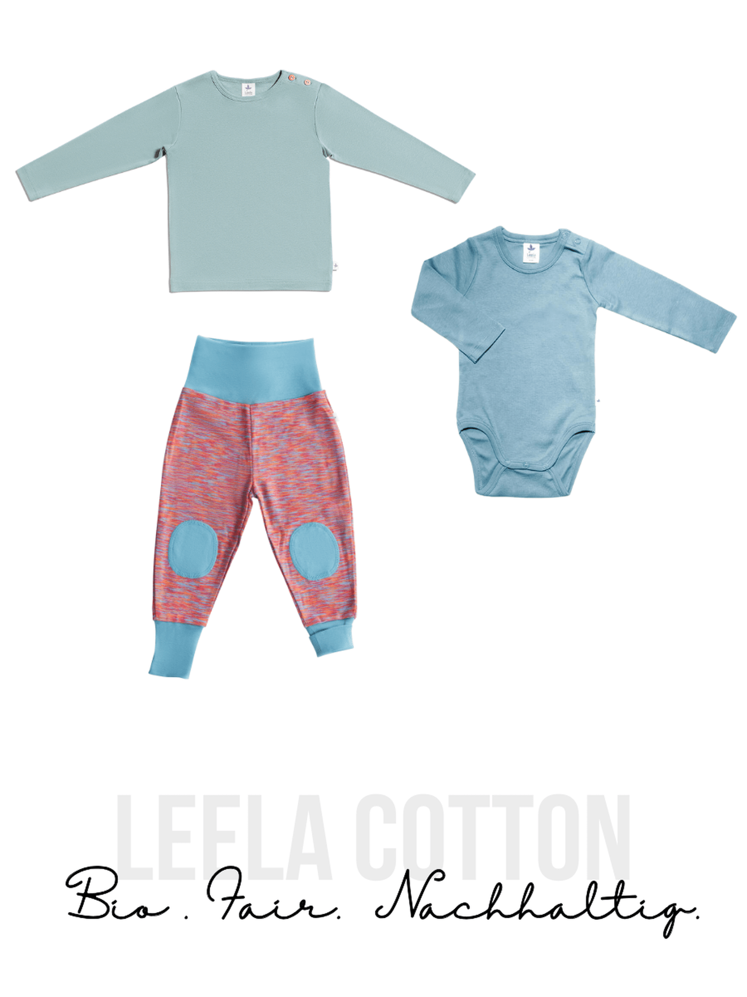 Baby Hose, Body & Langarmshirt - Evermind.eco