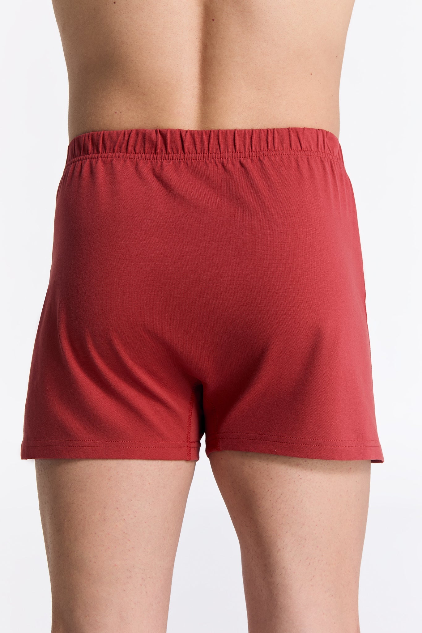 Bio-Baumwoll-Boxershorts mit Holzknopf - Evermind.eco