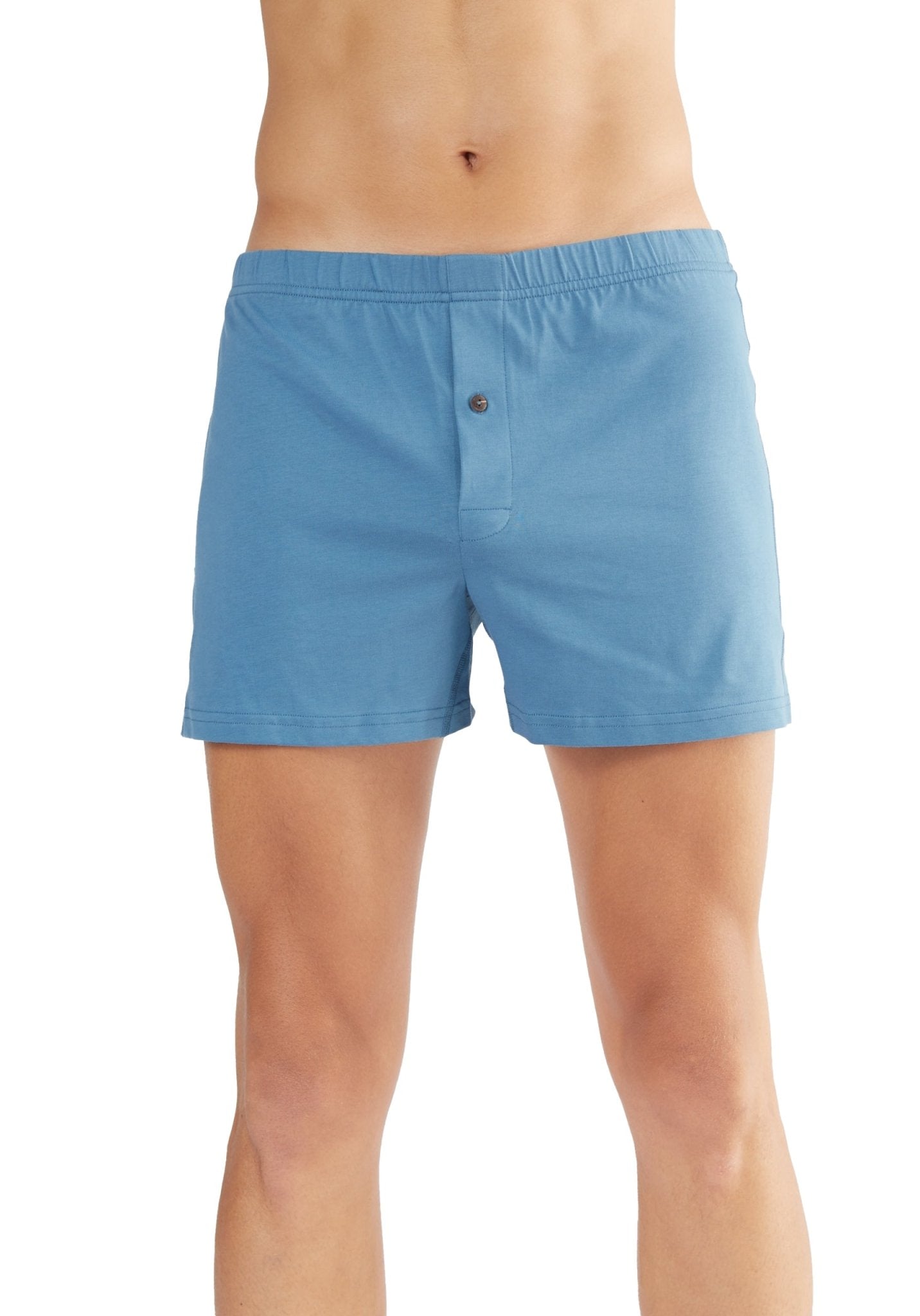 Bio-Baumwoll-Boxershorts mit Holzknopf - 3er Pack - Evermind.eco