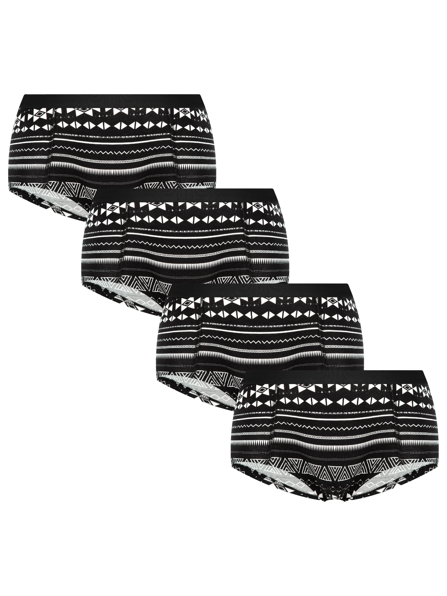 Bio-Baumwoll-Boyshorts – 4er Pack - Evermind.eco