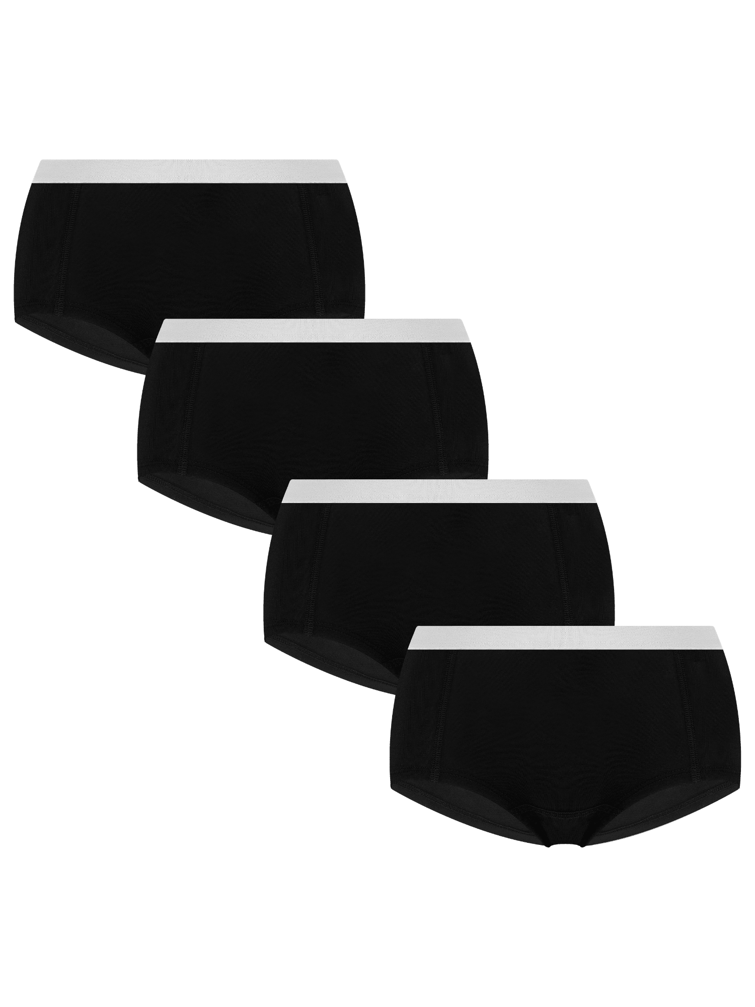 Bio-Baumwoll-Boyshorts – 4er Pack - Evermind.eco