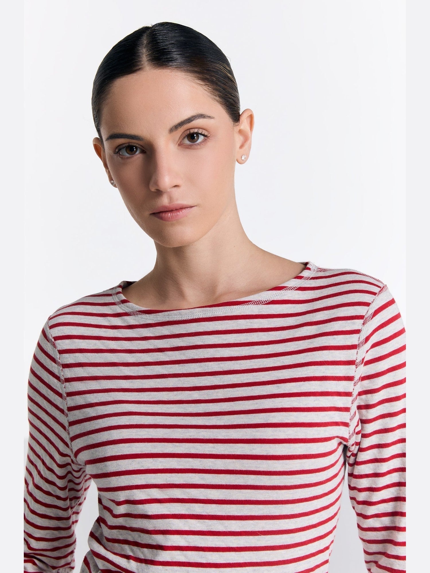 Bio-Baumwoll Damen Wendelangarmshirt - Evermind.eco